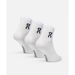 Fashion On 3 Pack Logo Mid Sock White