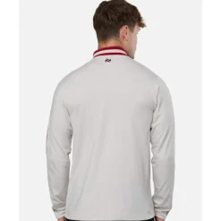 Clearance O'Neills Adult Louth Nepal Half Zip Top White