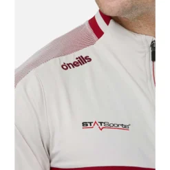 Clearance O'Neills Adult Louth Nepal Half Zip Top White