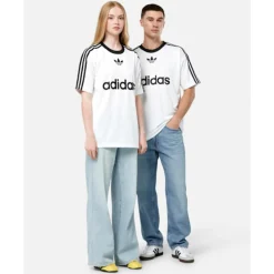 Hot adidas Originals Adults Adicolor Poly T-shirt White