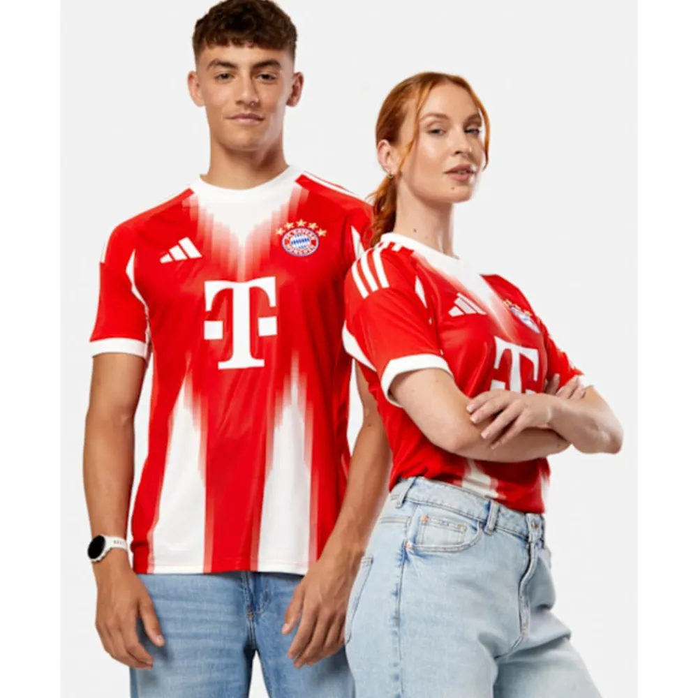 Best adidas Adults Bayern Munich 25/26 Home Jersey Red
