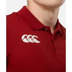 Clearance Canterbury Adults British And Irish Lions Pique Polo Red