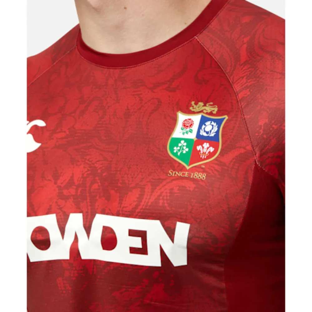 Fashion Canterbury Adults British And Irish Lions T-Shirt Red