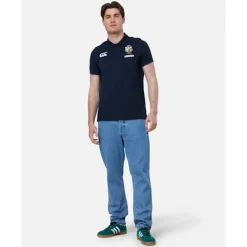 Discount Canterbury Adults British And Irish Lions Pique Polo Navy