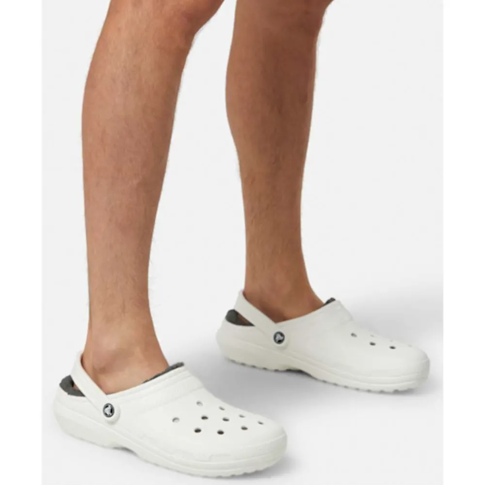 Best Crocs Adults Classic Fuzz Lined Clog White