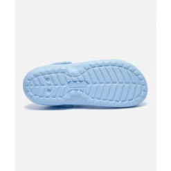 Sale Crocs Adults Classic Fuzz Lined Clog Blue