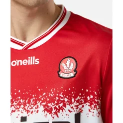 Hot O'Neills Adults Derry Home Jersey 24/25 Red