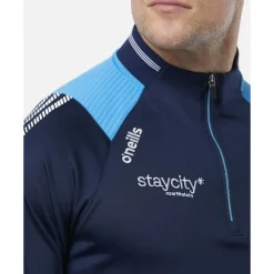 New O'Neills Adults Dublin Dynamo Half Zip Top Navy
