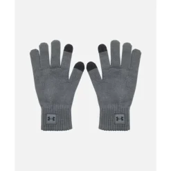 New Under Armour Adults Halftime Gloves Grey