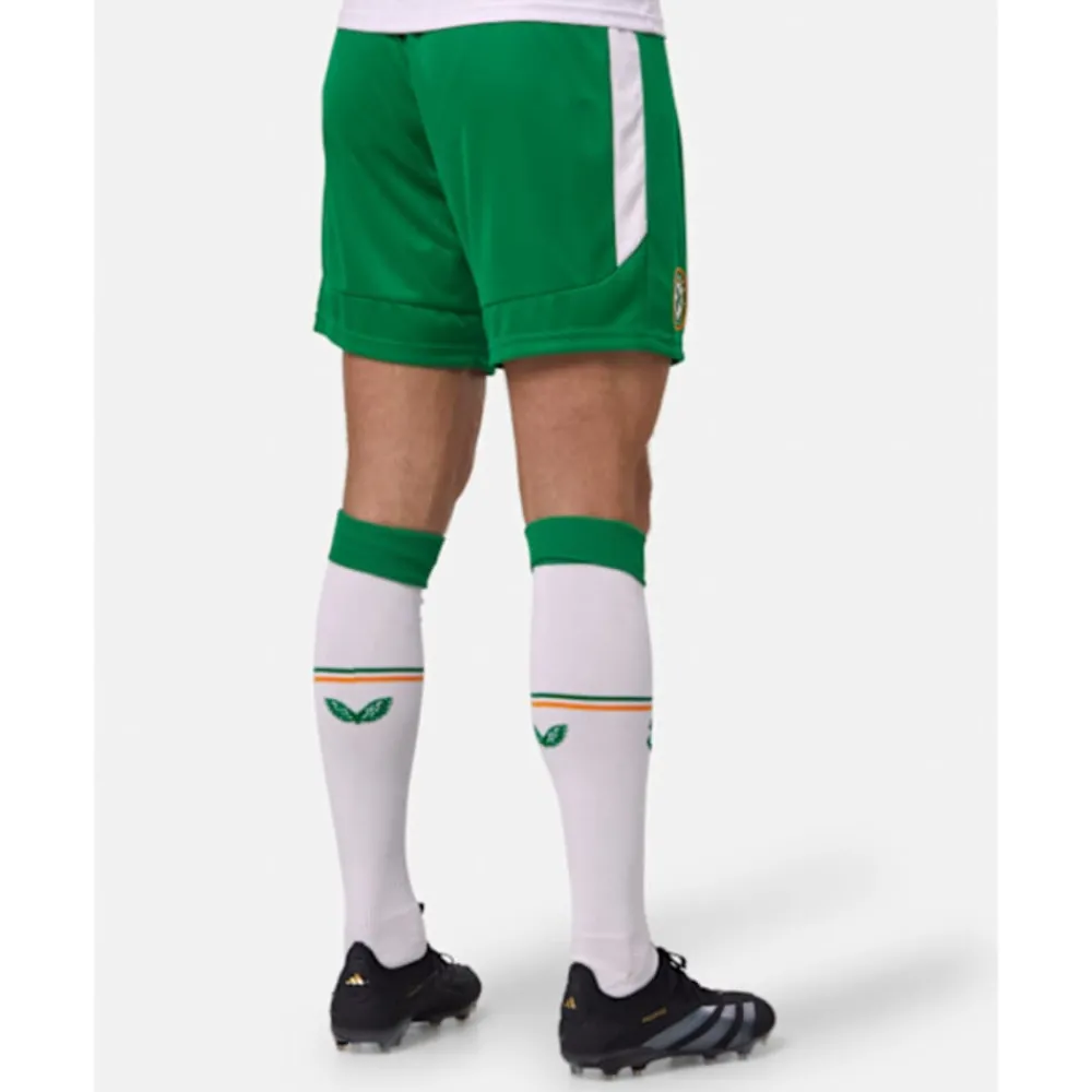 Hot Castore Adults Ireland Away Shorts Green
