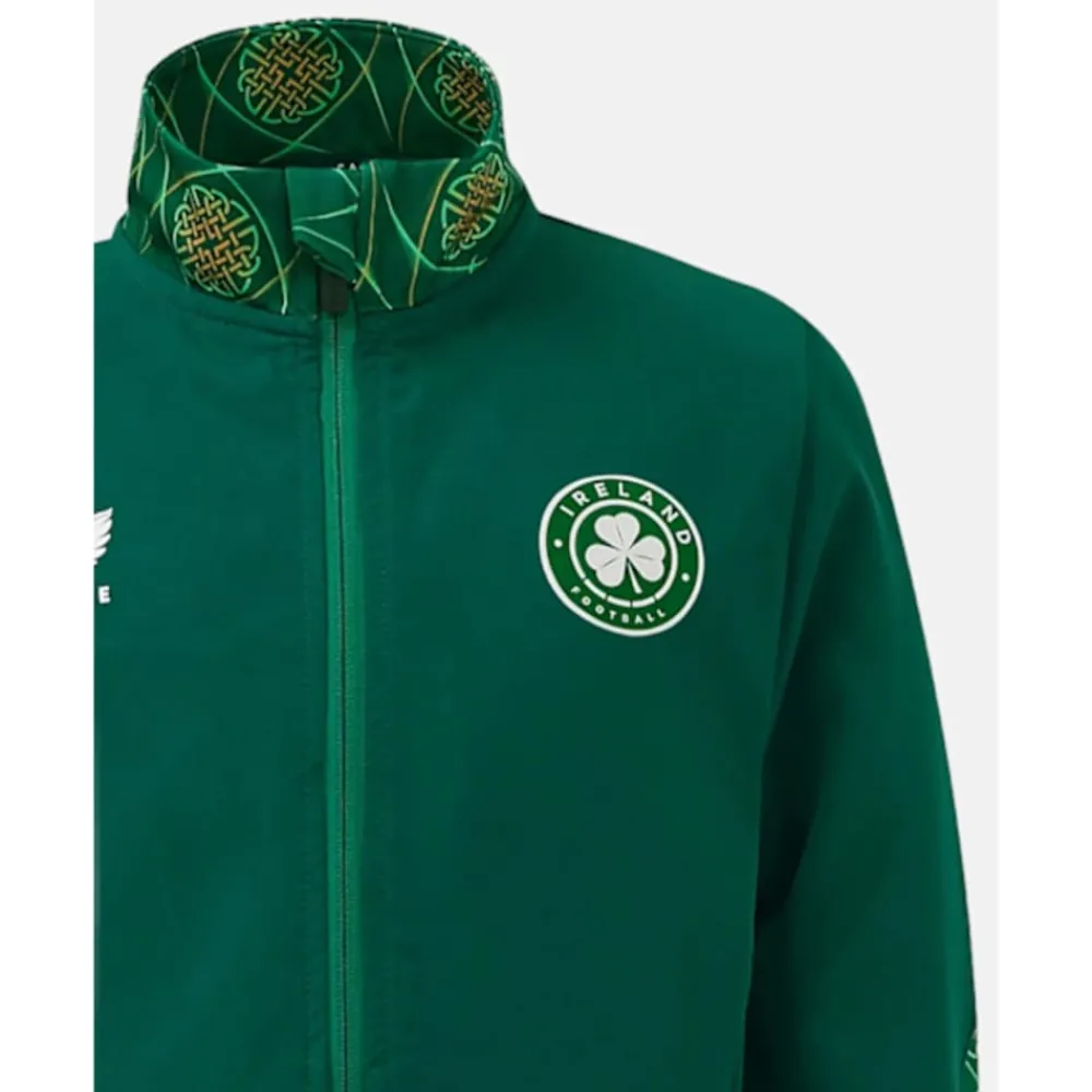 New Castore Adults Ireland League Matchday Anthem Jacket Black