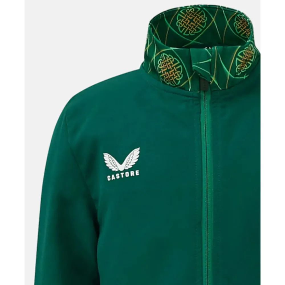 New Castore Adults Ireland League Matchday Anthem Jacket Black