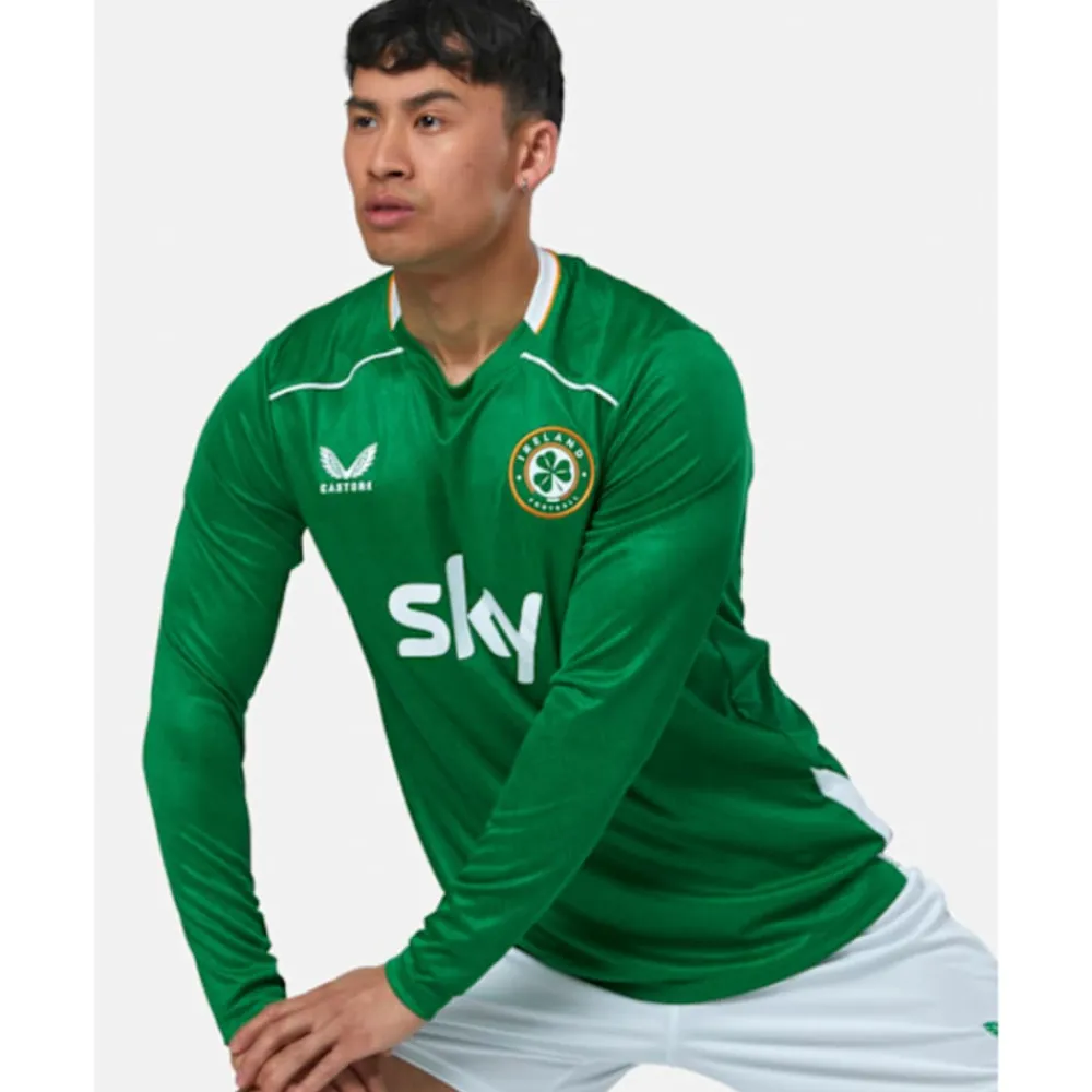 Best Castore Adults Ireland Long Sleeve Home Jersey Green