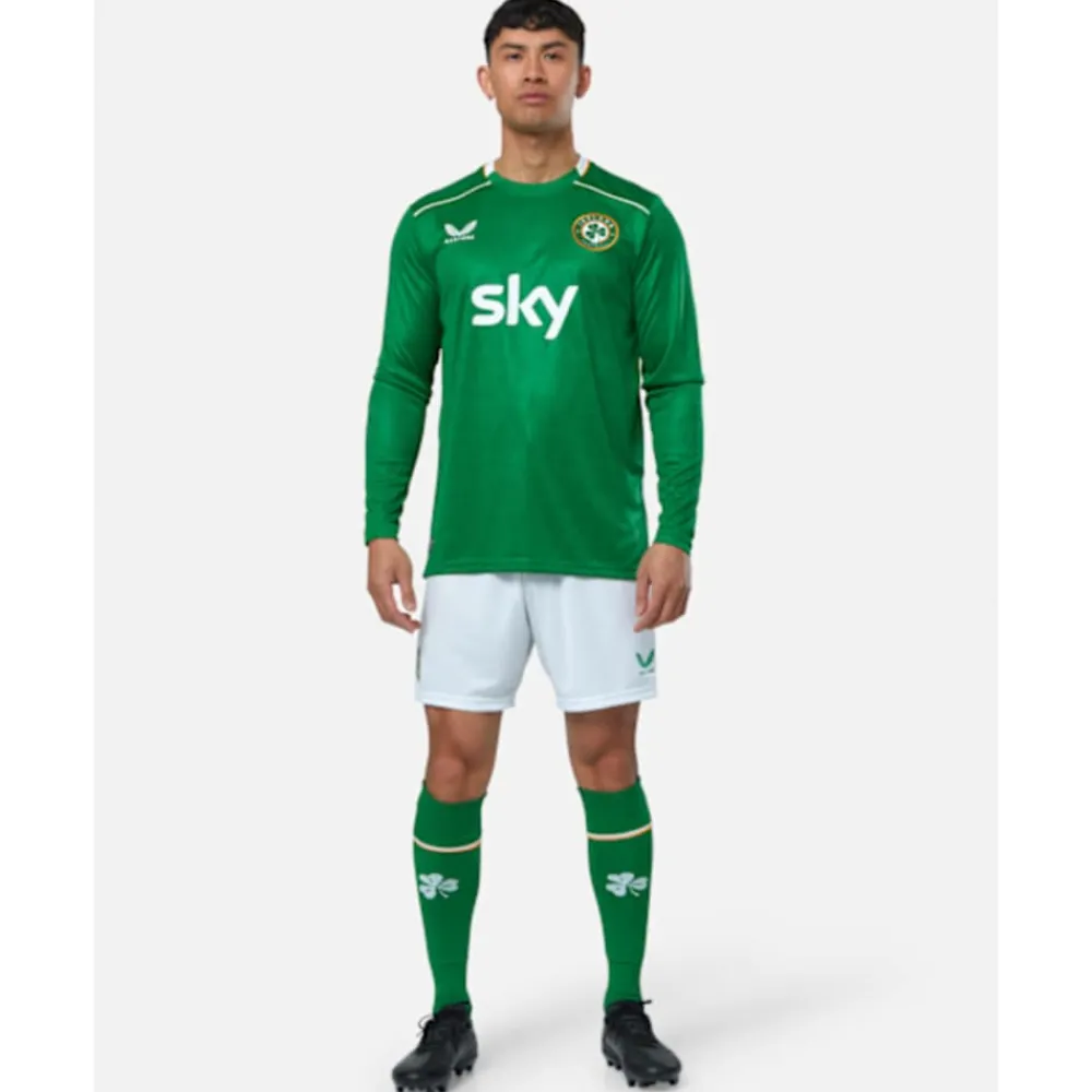 Best Castore Adults Ireland Long Sleeve Home Jersey Green