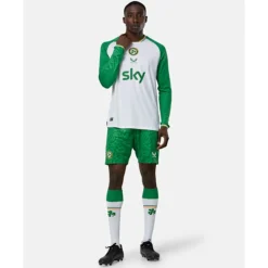 Outlet Castore Adults Ireland Pro Third Long Sleeve Jersey White