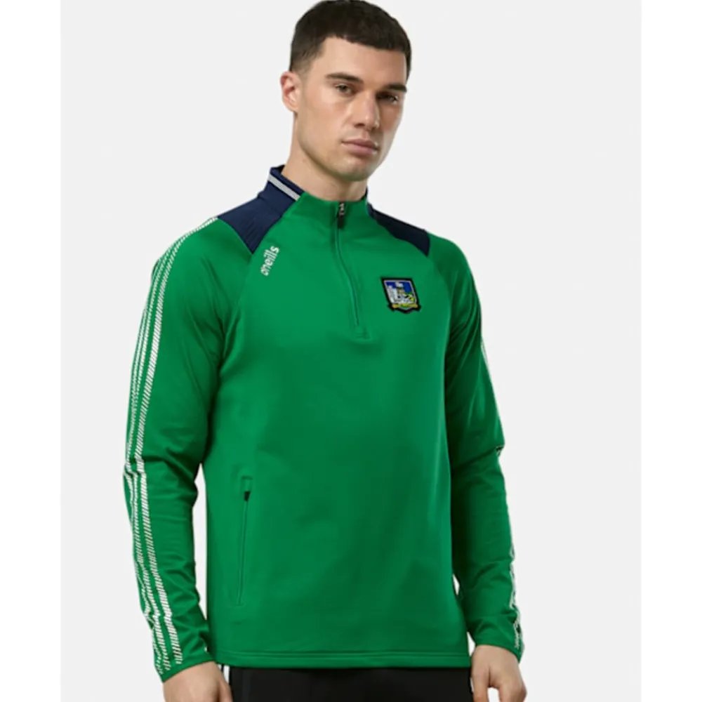 Discount O'Neills Adults Limerick Dynamo Half Zip Top Green