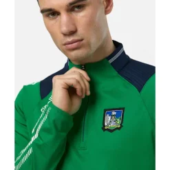 Discount O'Neills Adults Limerick Dynamo Half Zip Top Green