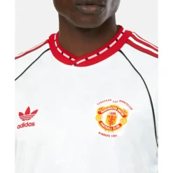 Online adidas Adults Manchester United Away Jersey 91 White