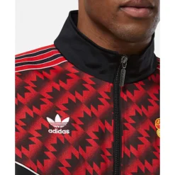 New adidas Adults Manchester United Track Jacket Black