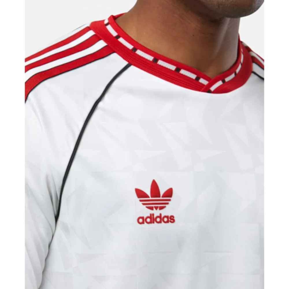 Best adidas Adults Manchester United Long Sleeve Away Jersey 91 White