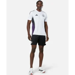 New adidas Adults Manchester United Training Short Black