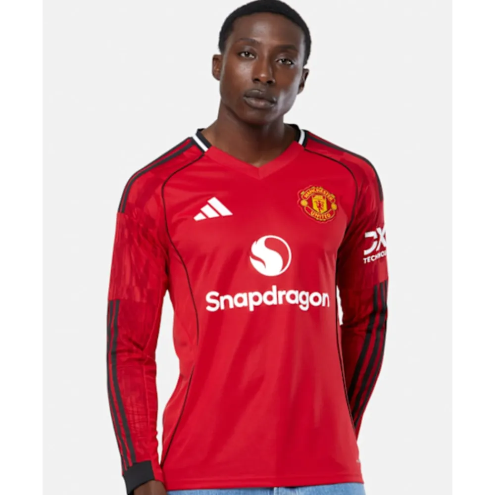 Online adidas Adults Manchester United 25/26 Home Jersey Long Sleeve Red