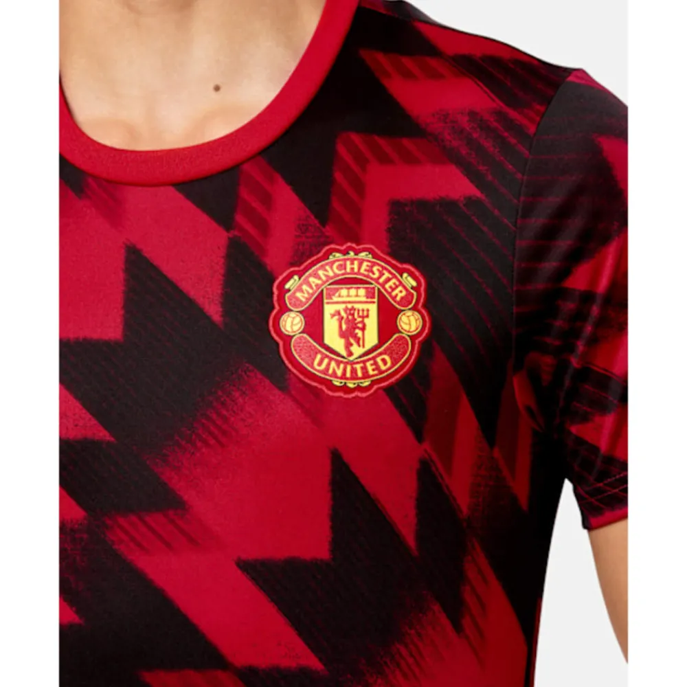 Hot adidas Adults Manchester United Pre Match T-Shirt Red