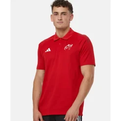 Hot adidas Adults Munster Polo Red