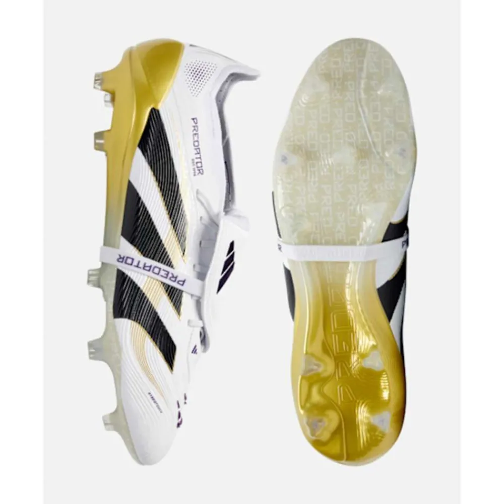New adidas Adults Predator Elite FT Firm Ground White