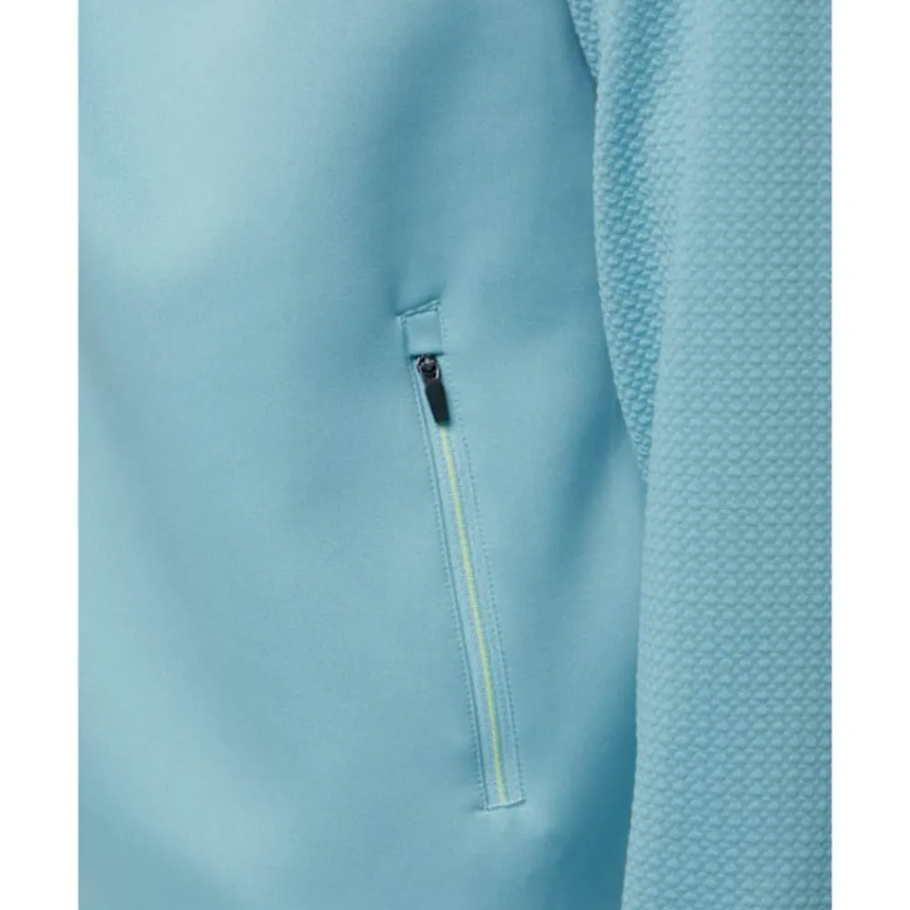 New O'Neills Adults Wexford Weston Half Zip Hybrid Top Blue