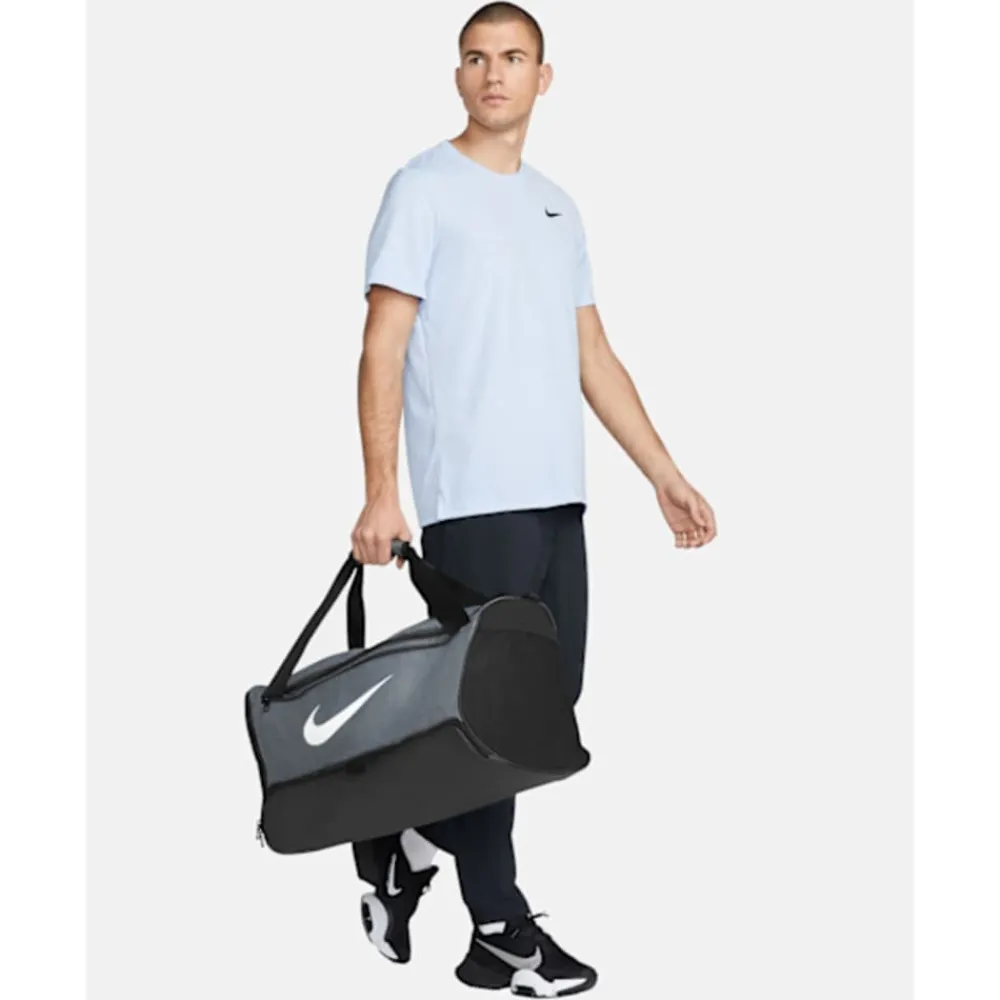 Hot Nike Brasilia Duffle Bag Medium Grey
