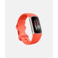 Hot Fitbit Charge 6 Fitness Tracker Orange