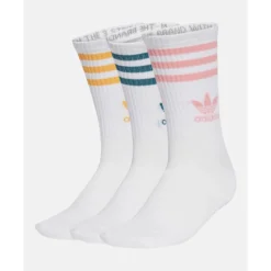 Fashion adidas Originals Crew 3 Pack Socks Assorted
