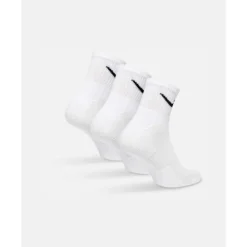 Clearance Nike Everyday 3 Pack Dri-FIT Cushion Ankle Socks White
