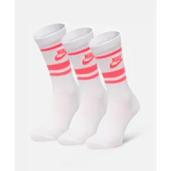 Clearance Nike Everyday Essential 3 Pack Crew Socks White