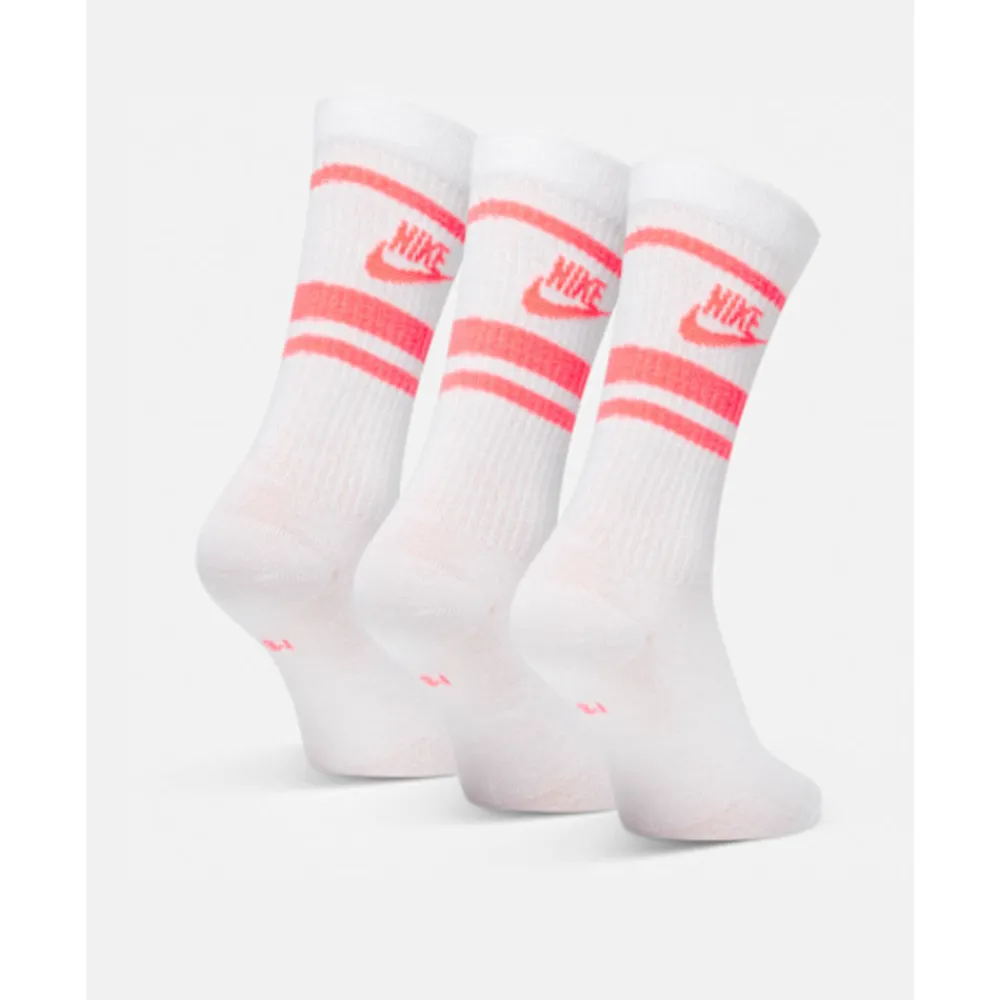 Clearance Nike Everyday Essential 3 Pack Crew Socks White