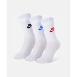 Sale Nike Everyday Essential 3 Pack Crew Socks White