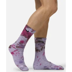 Discount Nike Everyday Plus 2 Pack Dye Crew Socks Assorted