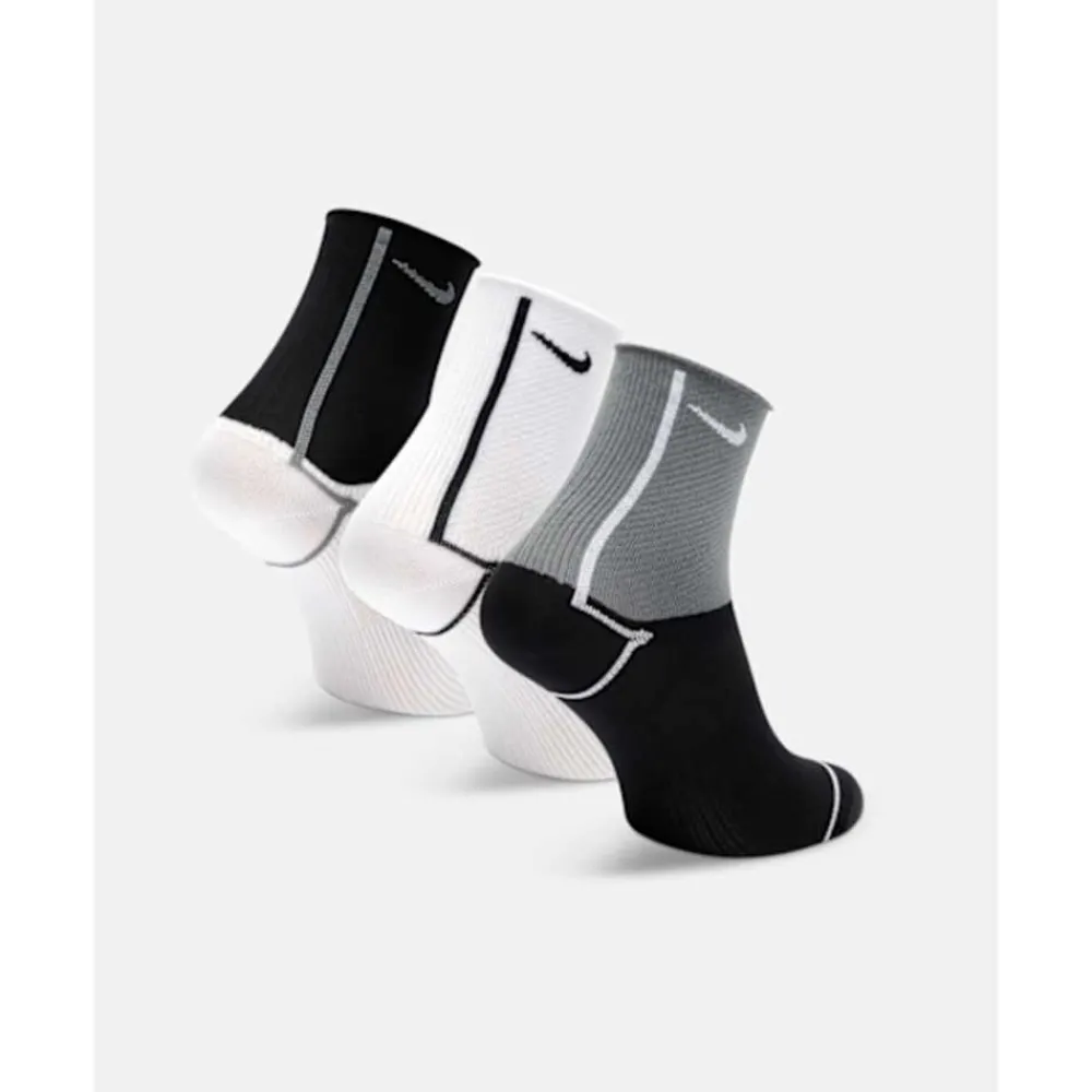Discount Nike Everyday Plus 6 Pack Lightweight Socks White