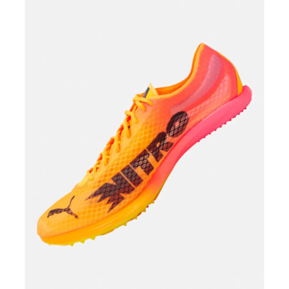 Hot Puma evoSPEED Distance Nitro Elite+ 4 Track Spikes Orange