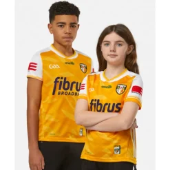 Sale O'Neills Kids Antrim 24/25 Home Jersey Yellow