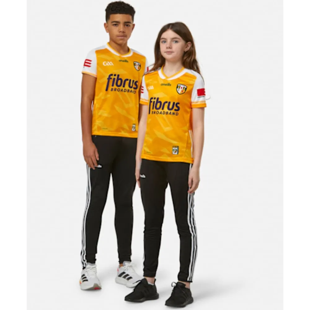 Sale O'Neills Kids Antrim 24/25 Home Jersey Yellow