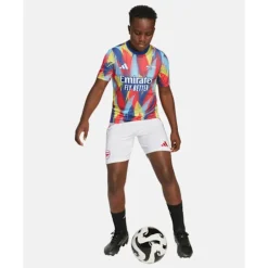 New adidas Kids Arsenal Pre Match T-Shirt Blue