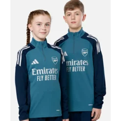 Clearance adidas Kids Arsenal Training Half Zip Top Black
