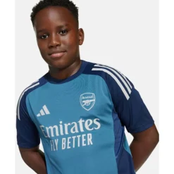 New adidas Kids Arsenal Training T-Shirt Navy