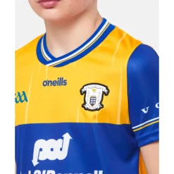 Best O'Neills Kids Clare Home Jersey Yellow