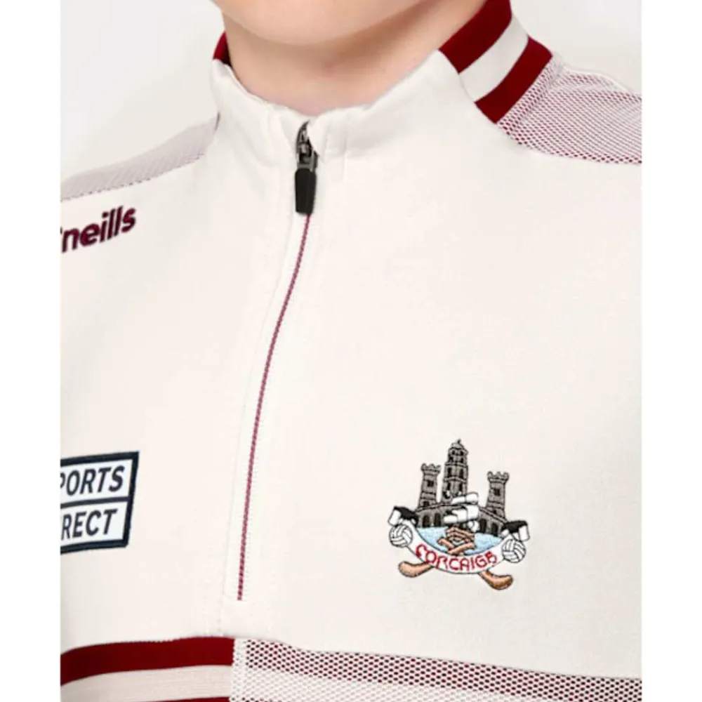 Sale O'Neills Kids Cork Nepal Half Zip Top White