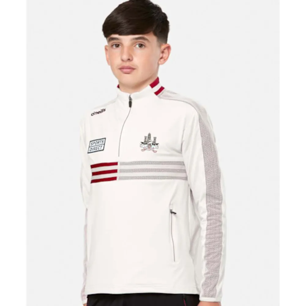 Sale O'Neills Kids Cork Nepal Half Zip Top White