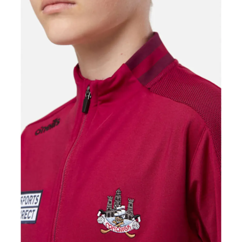 New O'Neills Kids Cork Nepal Half Zip Top Red