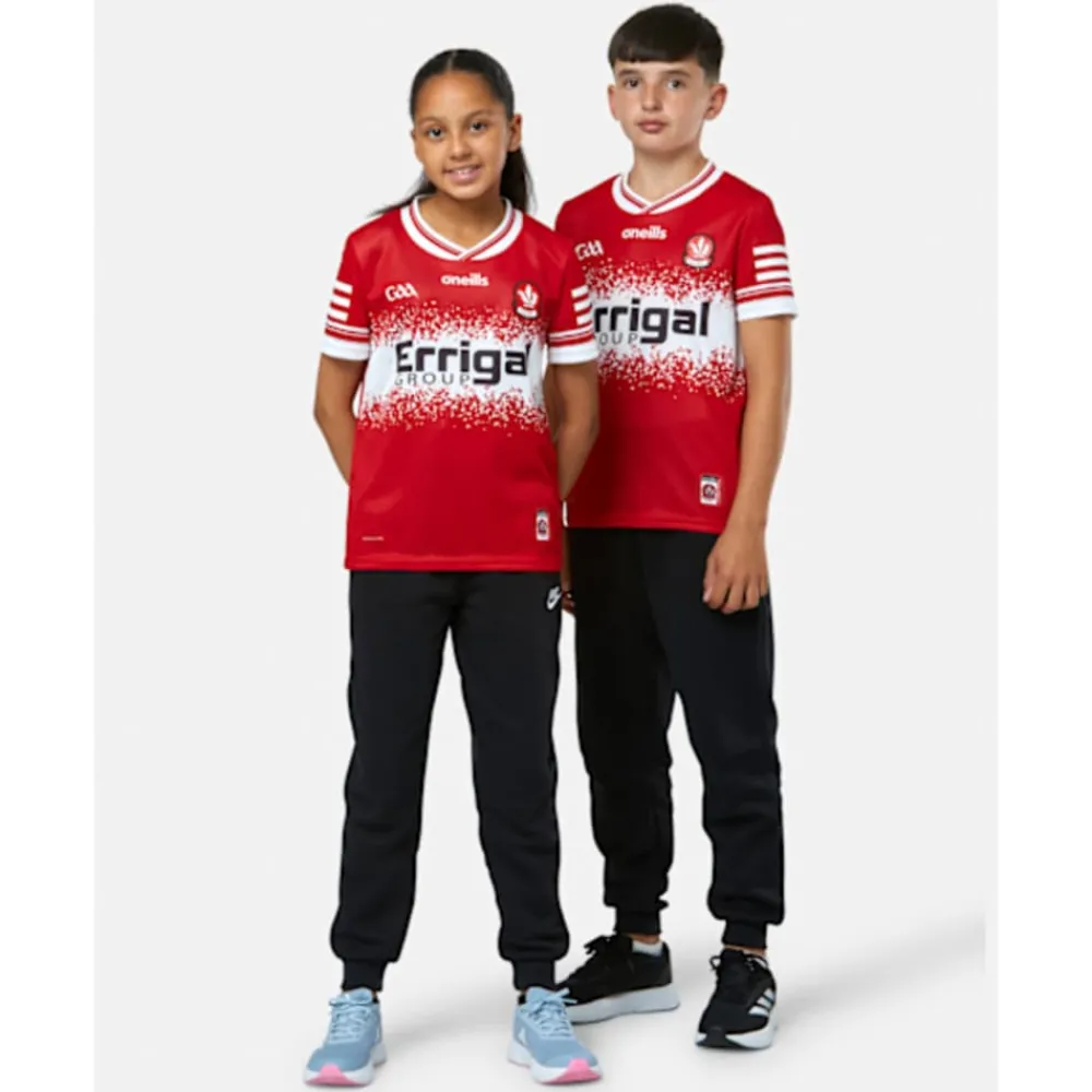 Online O'Neills Kids Derry Home Jersey Red